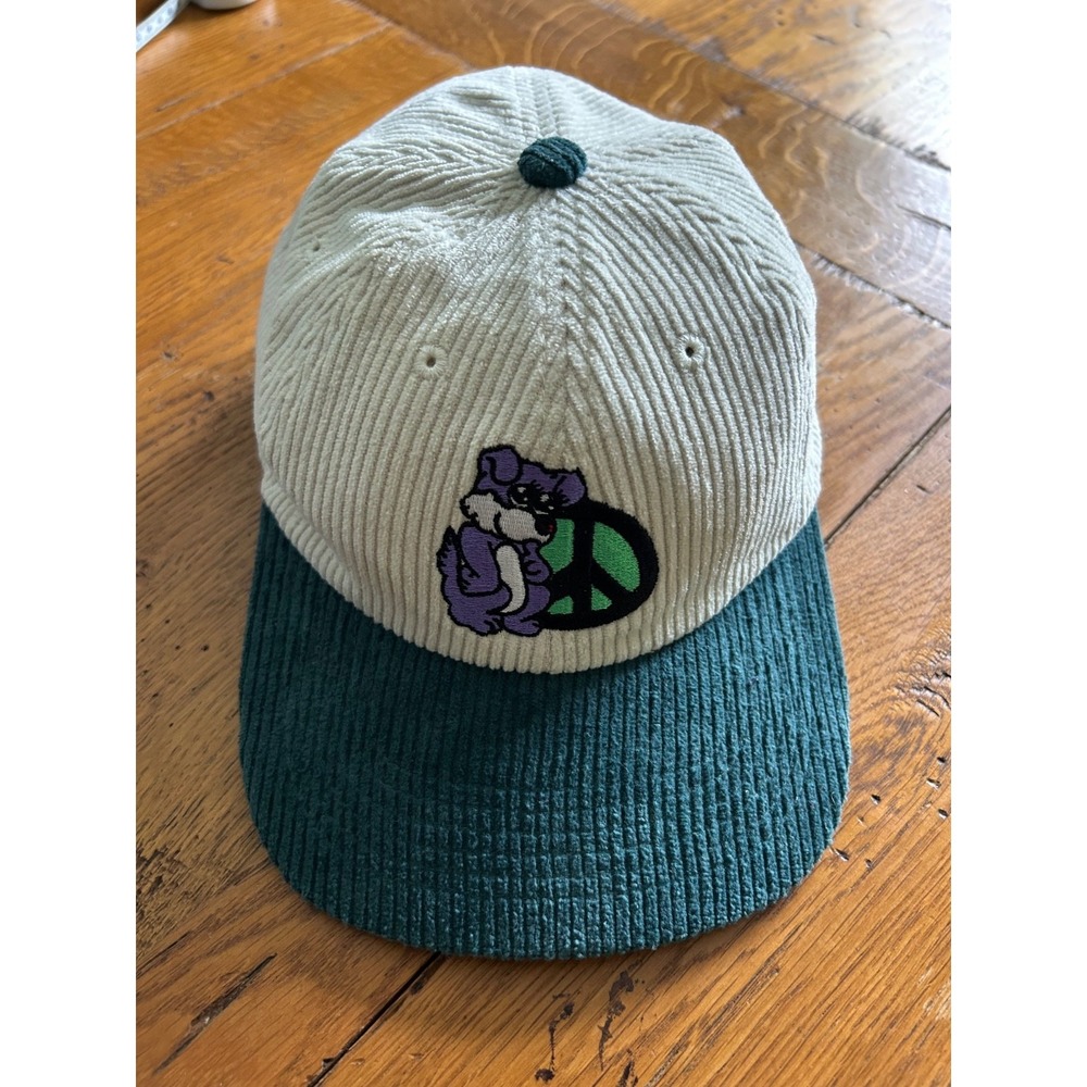 OBEY Hat Snapback Men's Corduroy Peace And Paw Logo Casual Adjustable Cap